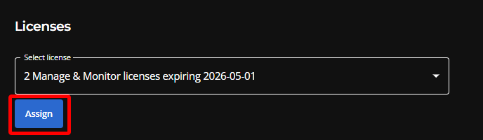 Click Assign